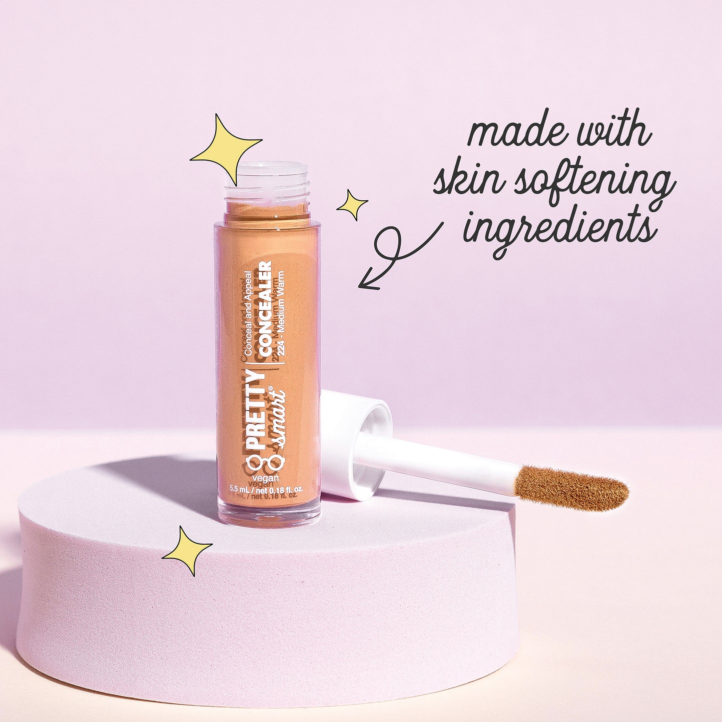 Made with Skin Softening Ingredients | Conceal and Appeal Concealer 36 Shades