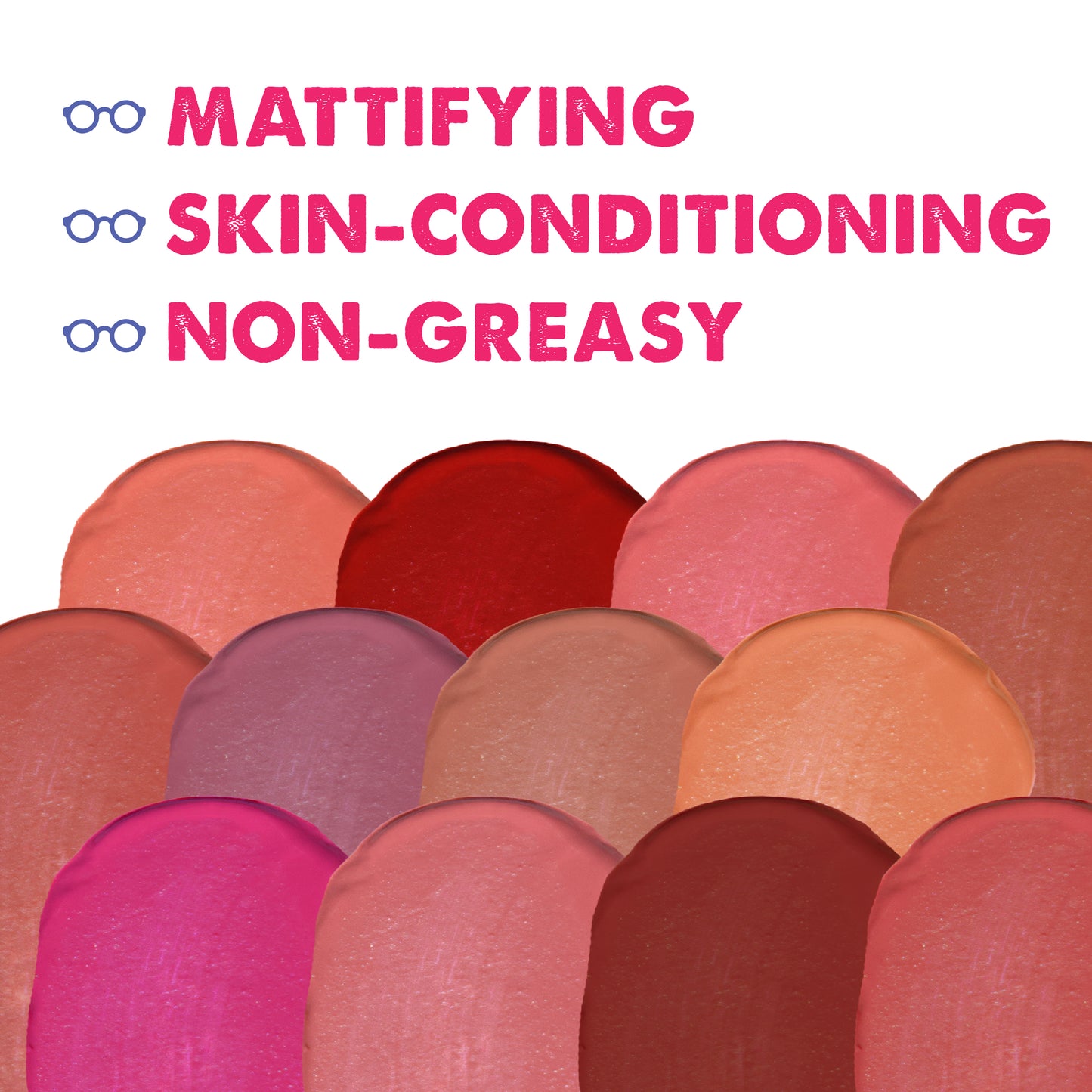 A+ Matte Liquid Lipsticks| Mattifying, Skin conditioning, and non-greasy | Pretty Smart Cosmetics