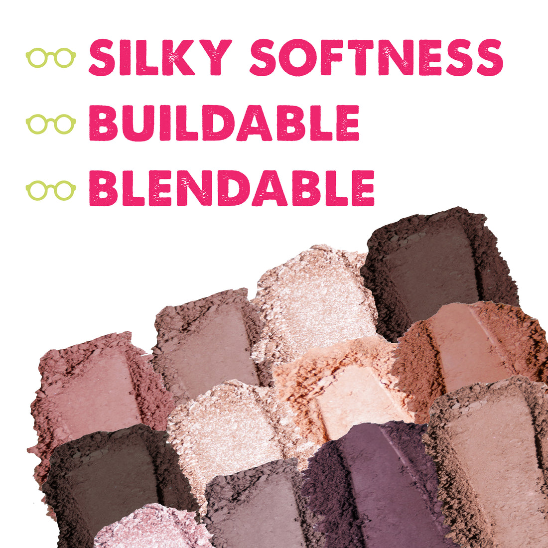 Silky Softness, Buildable, Blendable | 3 Palettes | Celebrity Artist Eyeshadow Palette