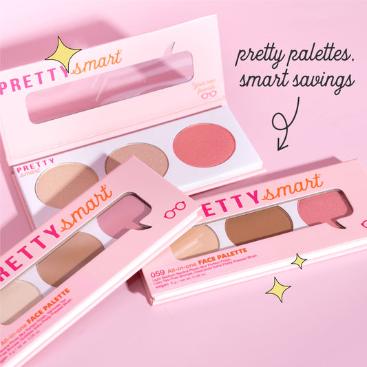 Pretty palettes, Smart savings | All-in-one Face Palettes | Blush, Bronzer, Highlighter, Finishing Powder
